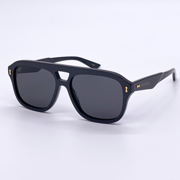 NEW GUCCI GG1263S 001 UNISEX NEW COLLECTION AVIATOR SUNGLASSES GUCCI - Picture 4 of 10